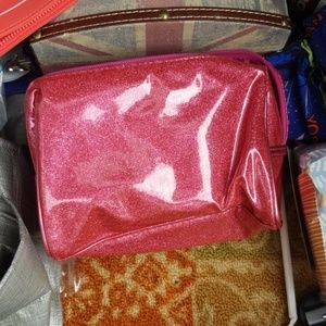 SALE Hot pink cosmetics bag